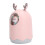 (Pink) Umidificatore USB Silenzioso Nano Corno Cervo Bianco 2