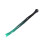 (Black Emerald) Helmet Ponytail Decoration Gradient Dreadlocks Wig Black Cyan 4