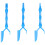(Blue) Barber Krultang Styling Tool Blauw 1