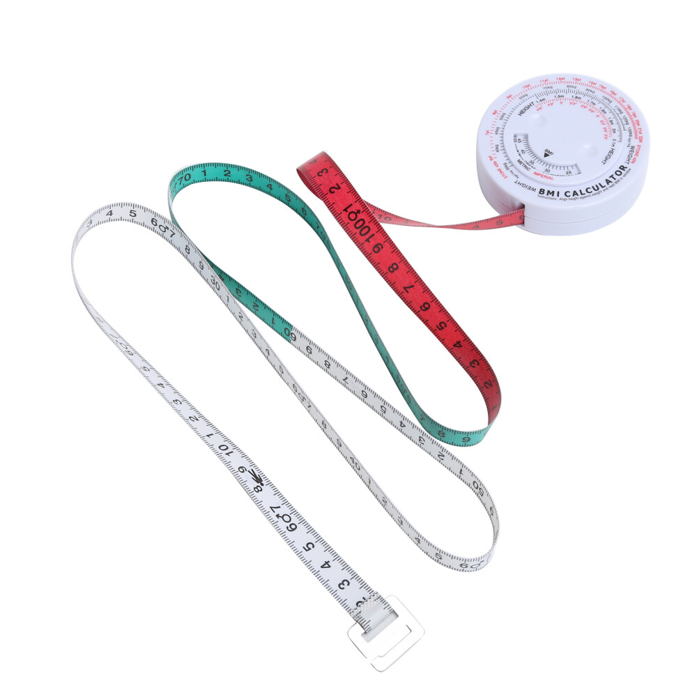 150cm BMI Tape Measure Body Fat Caliper Weight Loss Calculator