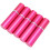 (Rose Red) Set 5 Spruzzatori Profumo Alluminio 10ml Rosso Rosa 3