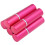 (Rose Red) Set 5 Spruzzatori Profumo Alluminio 10ml Rosso Rosa 5