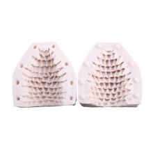 -Light Grey Single three-dimensional pine cone (closed version) 4