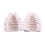 -Light Grey Single three-dimensional pine cone (closed version) 4 1