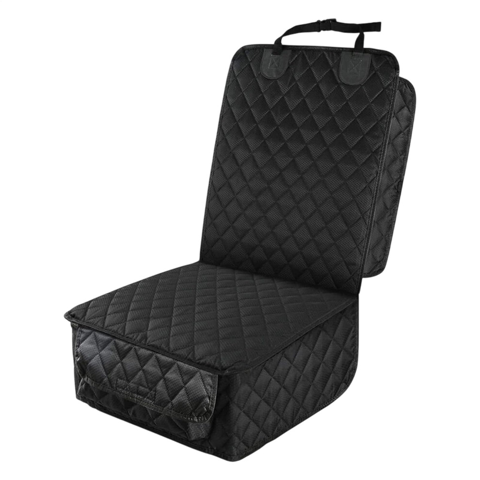 Seat Cover For Dogs Waterproof Front Seat Protector For Cars Non-Slip Leather Fabric Scratchproof Mat Road Trips 9105992798834