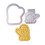 Christmas Themed Cookie Cutters Cookie Embossing Molds-Gloves 1