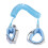 (Blue) 2,5m Kindersicherheitsleine mit Gurt blau 4