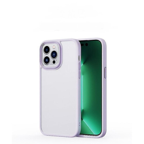 (IPhone13 Pro,Light Purple)Anti-Scratch Frosted Protective Mobile Cover For IPhone