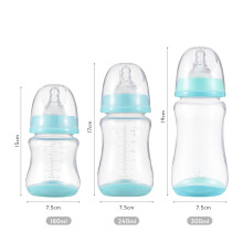 Babyflaschen mit Silikonsauger und
