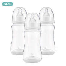 Babyflaschen mit Silikonsauger und