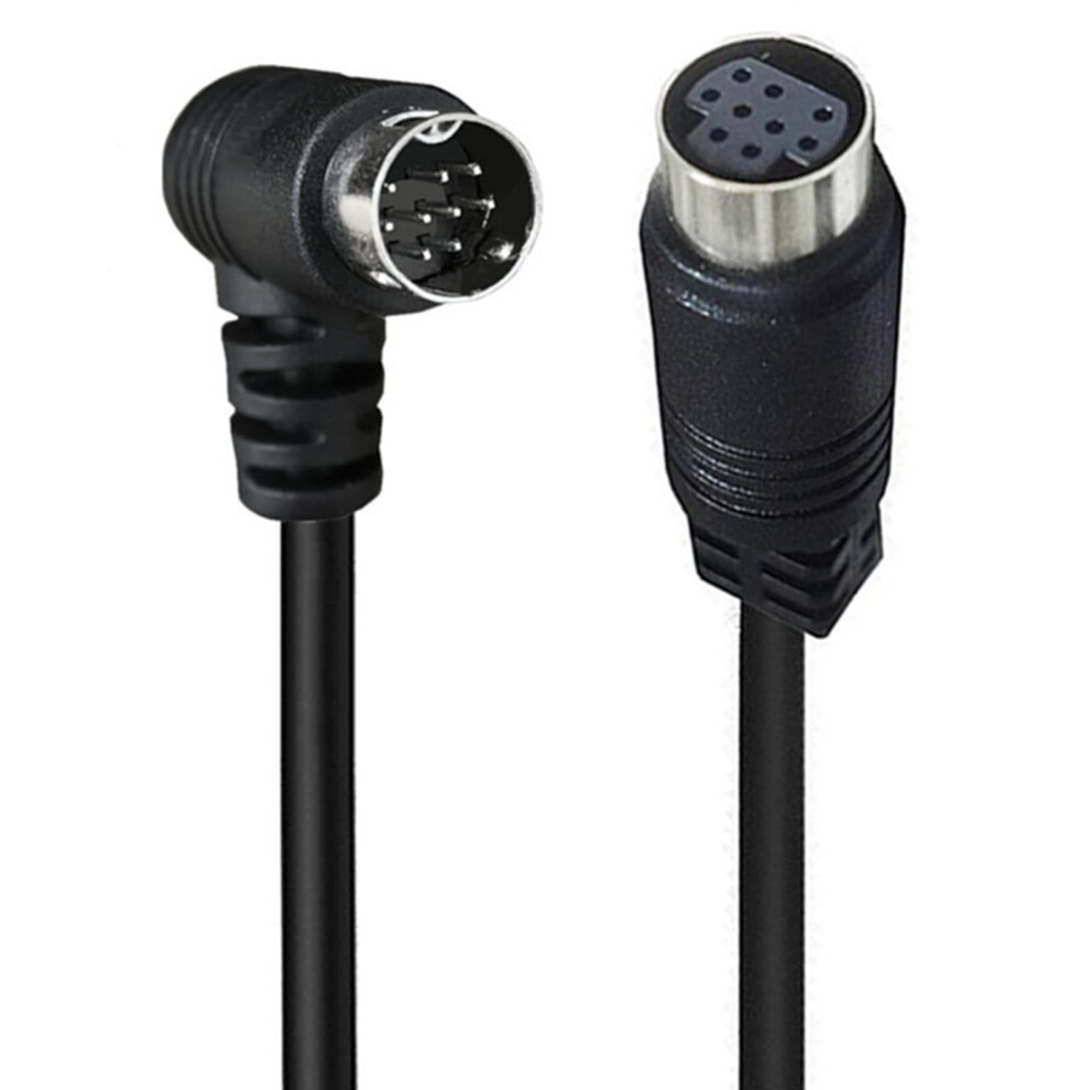 9 Needle 9Pin S-Video Small Din Adapter Extension Cable Line Straight/Elbow S Video 9P 9Pins Small Din Video Cable Wire 9105992799381