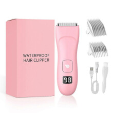 Men's and Women's Close Fit Body Hair Trimmer,Pink