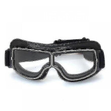 (Color 02) Vintage Motorcycle Jet Helmet Goggles