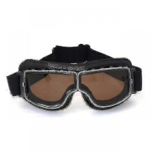 (Color 06) Vintage Motorcycle Jet Helmet Goggles