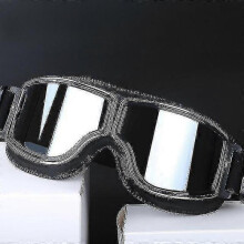 (Color 08) Vintage Motorcycle Jet Helmet Goggles