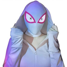 Spider Gwen Stacy Spider-Man Flashing Eyes Activity Breathable Mask cosplay Spider-Man Masks