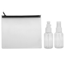 Portable Empty Spray Bottle Travel Refillable Toner Lotion with Bag