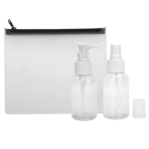 Portable Empty Spray Bottle Travel Refillable Toner Lotion with Bag 1