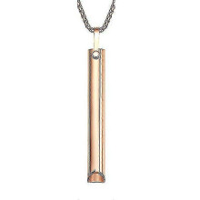 (Rose Gold)suitable for quit smoking breathing necklace, anxiety relief, e-cigarette alternative, breathing aid for