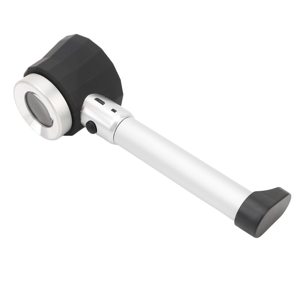 Handheld 45X LED Magnifier Loupe Optical Glass with Measure Scale For Plants, Stamps, Jewelry, Circuits