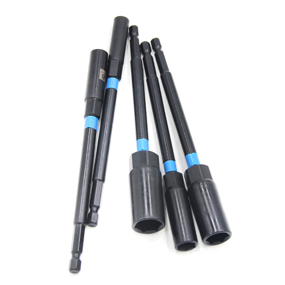 Hexagonal Socket Wrench Set 5Pcs High Torque Pneumatic Screwdriver Adapters For Machine Repair And Home Improvement 9105992799718