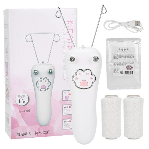 (White) USB Oplaadbare Elektrische Epilator Wit