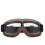 Vintage Motorcycle Goggles Brown Frame Clear Lens 1