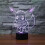 3D Night Light 7 Colour Changing LED Desk Lamp Touch Button 4