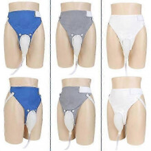 (White) Wearable Urine Bag With Pee Catheter Duct 1000ml 2000ml For Men Elderly Urinary Incontinence Bedridden Patients Blue/Grey/White