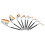(AW02 Silver Black Handle) 9Pcs Makeup Brushes Powder Sculpting BB Cream Tool Silver Black 4