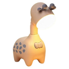 (pink) Rechargeable Giraffe Night Light Couple Gift Girl Ambient Night Lights