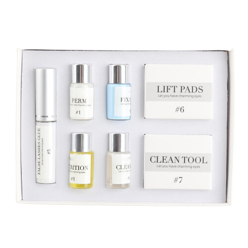Eyelash Perming Kit with 7 Tools Lifting Extension Curling