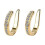 (Yellow) Ear Clips, Pierceless Ear Cuff, Thin Chunky Ear Cuffs Non Piercing 1