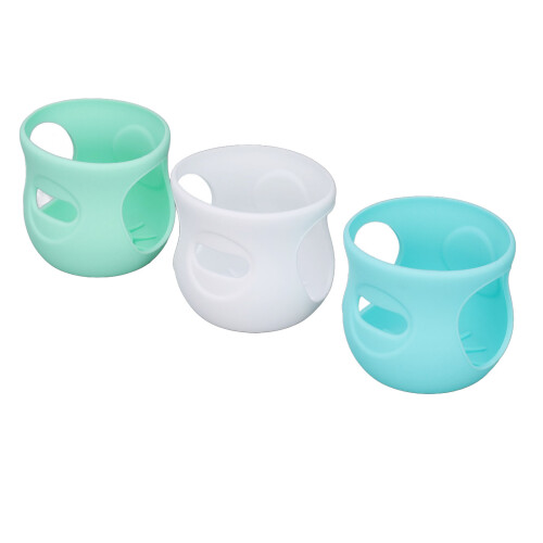 3 Stück Glas-Babyflaschen-Abdeckungen, 1