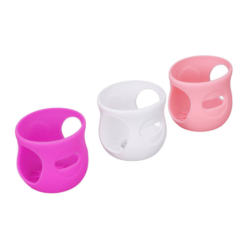3 Stück Glas-Babyflaschenhüllen, 1