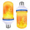 (yellow) 2pcs LED Flame Effect Light Bulb, 4 Modes With Upside Down Effect E27/E26 Base, LED Fire Flame Bulbs, For Halloween Hotel Bar Christmas Par 1