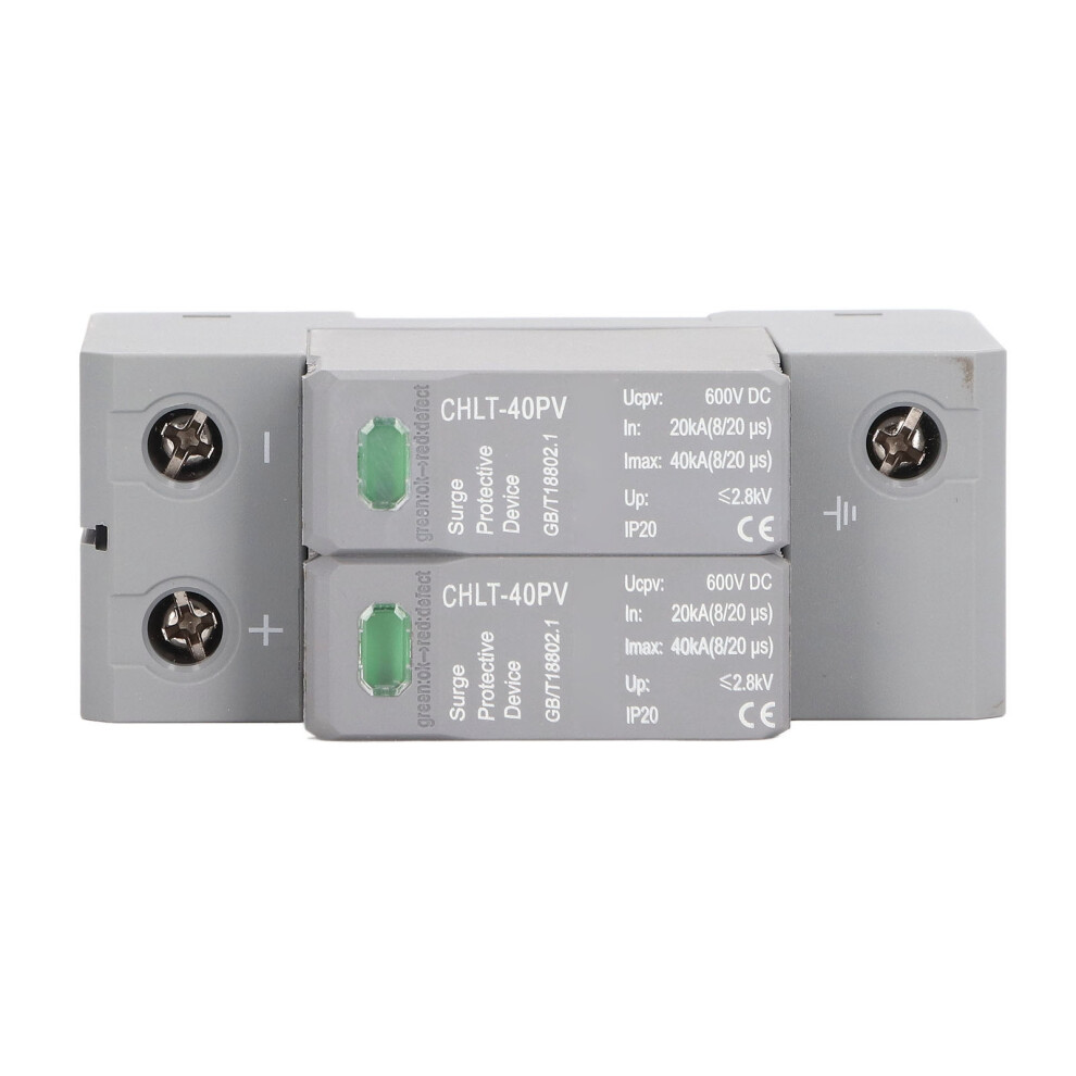 Stable 2P Photovoltaic Surge Protective Device Easy Install Dc600v 9441356576534