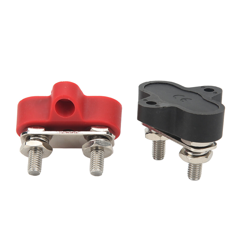 48V M6 Power Distribution Block With Dual Stainless Steel Studs 7891356576546