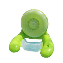 (Green) Thickened Animal Style Water Lounge Chair Inflatable Pool Floats