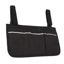Waterproof Canvas Wheelchair Bag 32x18cm with Buckle System for Transport Chair