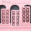 10 Pairs False Eyelashes Set DD Curl Fluffy Multi Layer Reusable 5