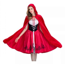 (L) Little Red Riding Hood Halloween Costume For Women, Little Party