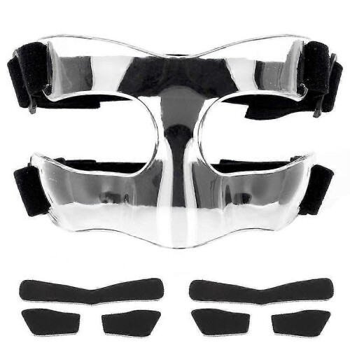 Adjustable Face Guard for Sports Training Nose Protector with Padding