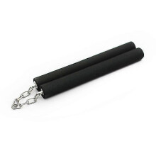 Nunchakus Sponge PVC Black Kung Fu Training Nunchakus for Children Beginners Kindergarten Morning Exercise