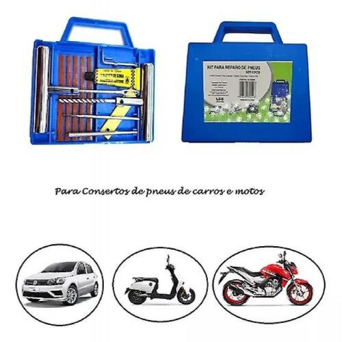 Repair Kit Carrying Case Motorcycle Car Tyre Cold Patch 1
