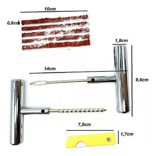 Repair Kit Carrying Case Motorcycle Car Tyre Cold Patch 2