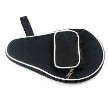 Racket Carry Bag with Ball Storage Pocket Table Tennis Racket Case Cover Waterproof Inner Liner Protection