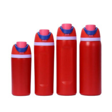 (19OZ) Large Capacity Stainless Steel Thermo Mug Sports Water Bottle Red
