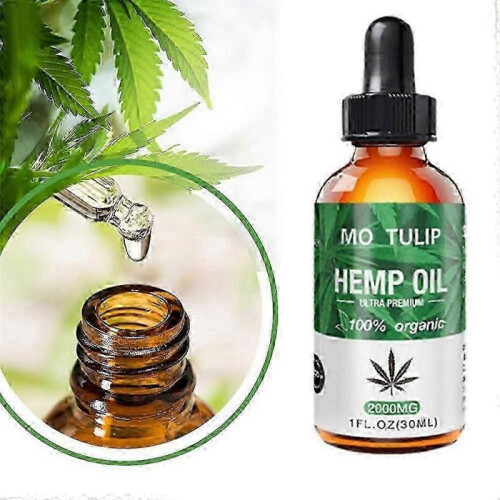 Organic Hemp Seed Oil Dropper Bottle 30ml 1