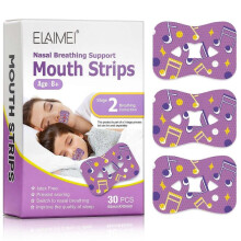 (PURPLE) Sleep Aid Mouth Ease Sleep Tape Mouth Breathing Patch Mouth Closure Tape Correction Orthosis Tape